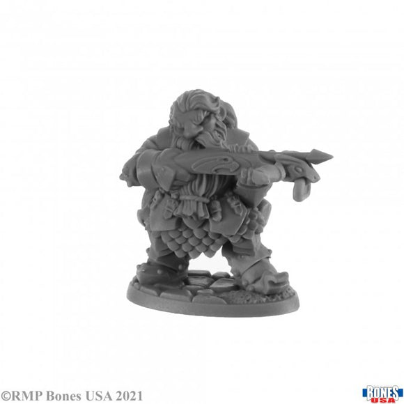 Reaper 30010: Berg Ironthorn, Dwarf - Bones USA Plastic Miniature
