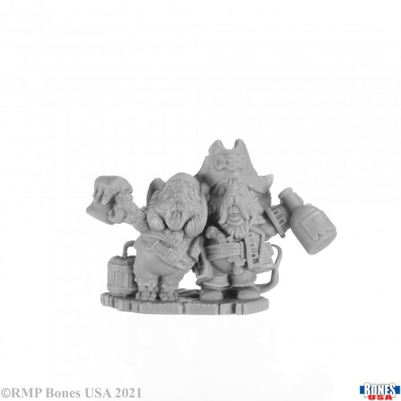 Reaper 30034: Reapercon 2021 Pirate Mouslings - Bones USA Plastic Miniature