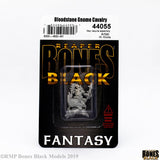 Reaper 44055: Bloodstone Gnome Cavalry - Bones Black Plastic Miniature