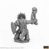 Reaper 44065: Thunderfoot Defender - Bones Black Plastic Miniature