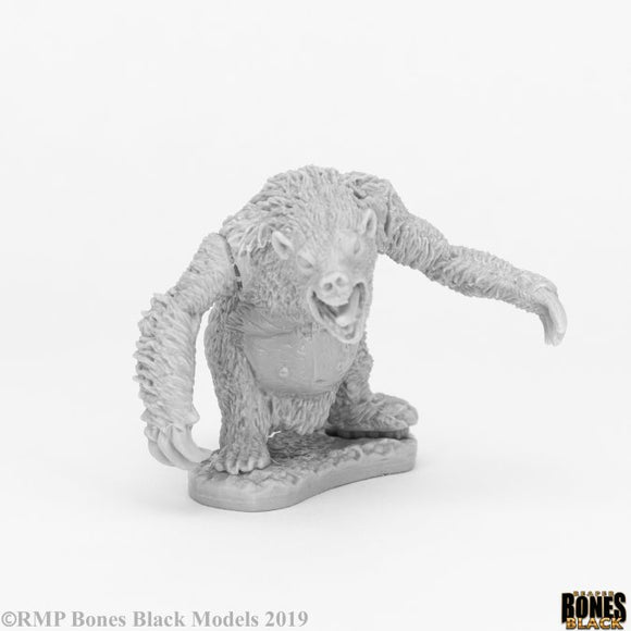 Reaper 44079: Giant Cave Sloth - Bones Black Plastic Miniature