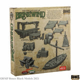 Reaper 44153: The Pirate City of Brinewind - Bones Black Plastic Miniatures