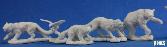 Reaper 77216: Animal Compansions (5) - Dark Heavens Bones Plastic Miniature