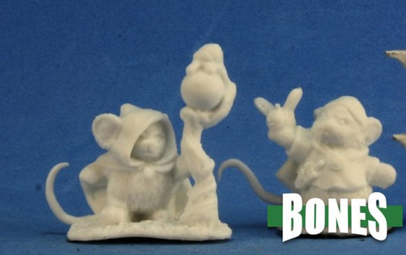 Reaper 77290: Mousling Druid & Beekeeper - Dark Heaven Bones Plastic Miniatures