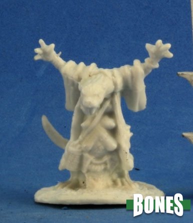 Reaper 77296: Wererat Matriarch - Dark Heavens Bones Plastic Miniature