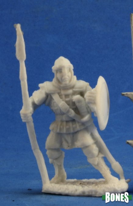 Reaper 77359: Anhurian Spearman (3) - Dark Heaven Bones Plastic Miniatures