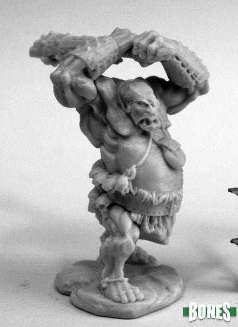 Reaper 77454: Ogre Clubber - Dark Heaven Bones Plastic Miniature