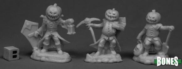 Reaper 77537: Grave Minions (3) - Dark Heaven Bones Plastic Miniatures