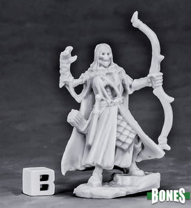 Reaper 77563: Undead Elf Archer - Dark Heaven Bones Plastic Miniature