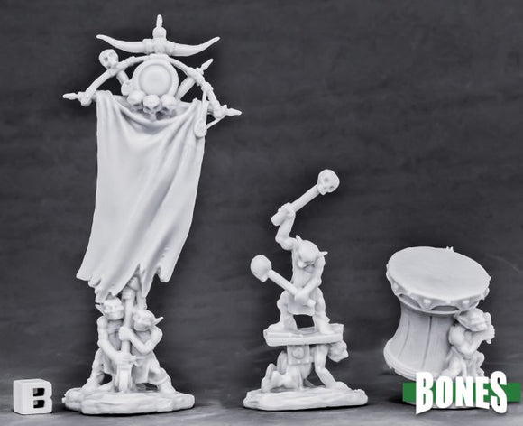 Reaper 77567: Goblin Honour Guard (3) - Dark Heaven Bones Plastic Miniatures