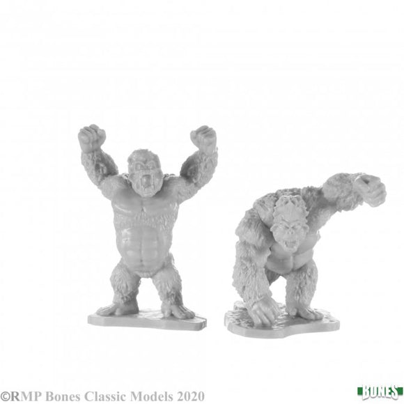 Reaper 77690: Killer Apes (2) - Dark Heaven - Bones Plastic Miniature