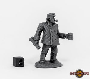 Reaper 80064: Ship Captain - Chronoscope Bones Plastic Miniature