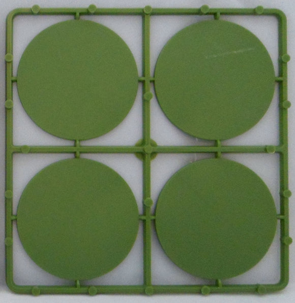 60mm Round Plastic Bases (8)