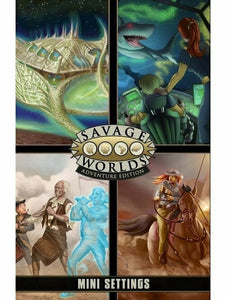 Savage Worlds: Adventure Edition - GM Screen and Mini Settings