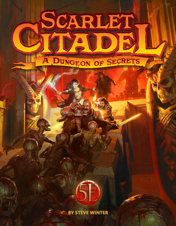 Scarlet Citadel A Dungeon of Secrets (5E)