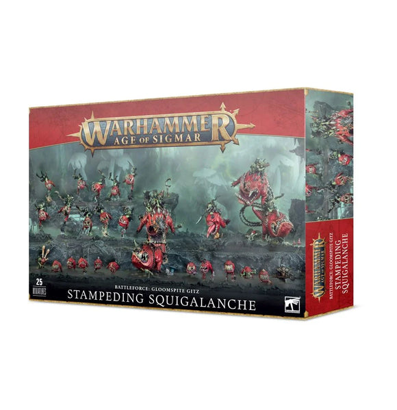 Warhammer Age of Sigmar: Battleforce Gloomspite Gitz - Stampeding Squigalanche