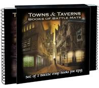 Towns and Taverns: Set of 2 Battle Map Books