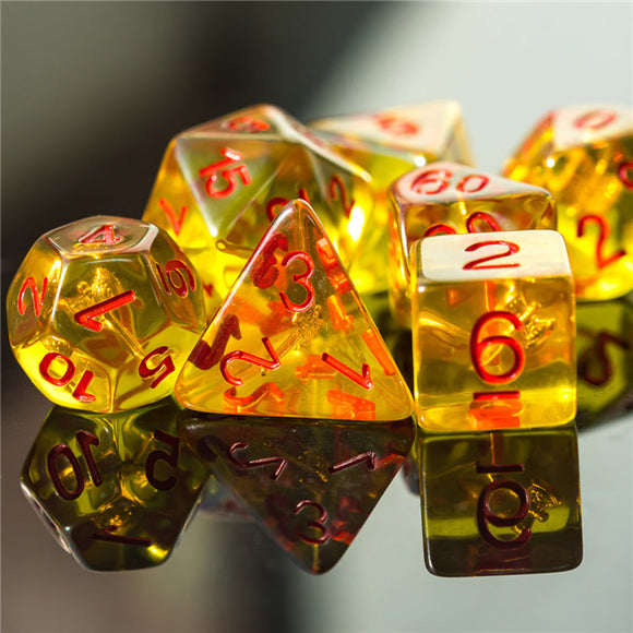 Udixi: Entomed Poly Dice Set - Classes - Barbarian with Axe