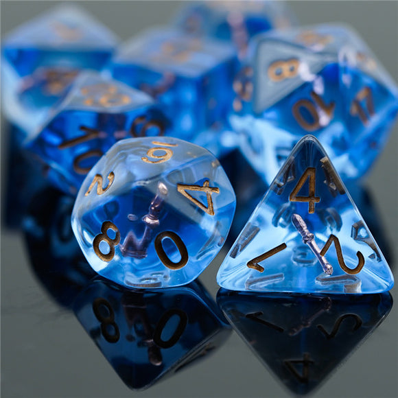 Udixi: Entomed Poly Dice Set - Classes - Wizard with Magic Wand