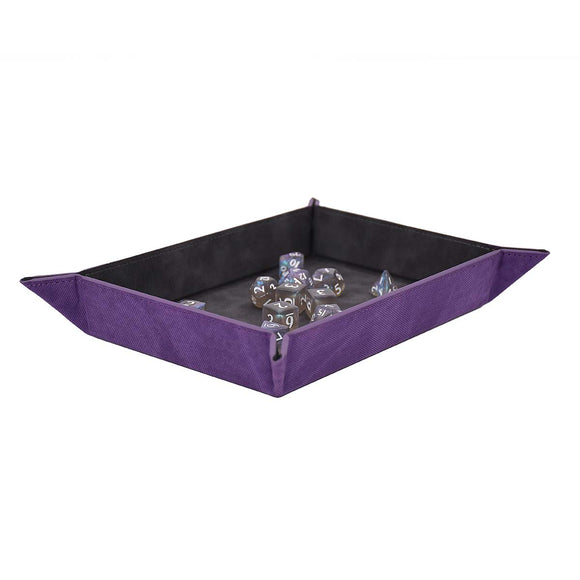 Foldable Dice Rolling Tray: Amethyst