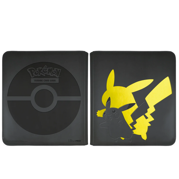 Pokémon Elite Series 12 Pocket Zipped Pro Binder: Pikachu