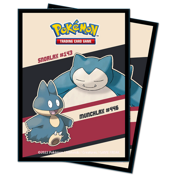 Pokémon Deck Protector Sleeves: Snorlax & Munchlax
