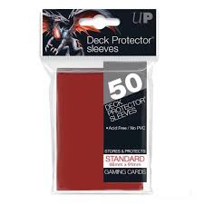 Red Standard Deck Protector Sleeves (50)