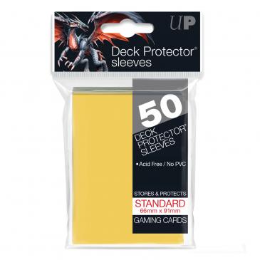 Yellow Standard Deck Protector Sleeves (50)