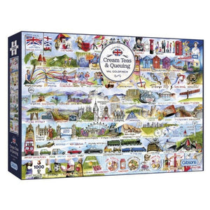Cream Teas and Queuing Jigsaw Puzzle