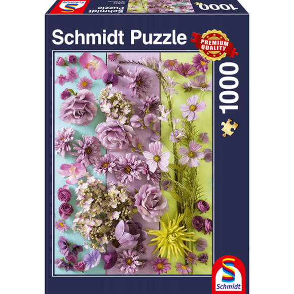 Violet Flowers Jigsaw Puzzle (1000pc)
