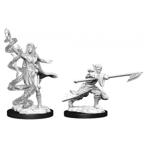 Magic the Gathering Unpainted Magic Miniatures: Joraga Warcaller & Joraga Treespeaker