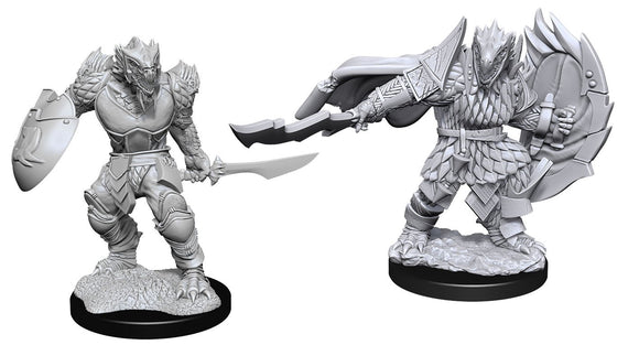 Dungeons & Dragons Nolzur's Miniatures: Dragonborn Fighter Male