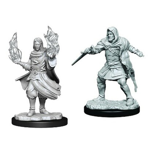 Critical Role Unpainted Miniatures: Hollow One Rogue and Sorcerer