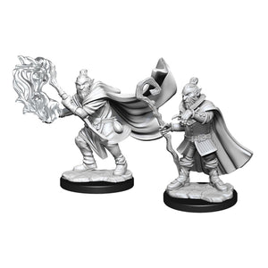 Critical Role Unpainted Miniatures: Hobgoblin Wizard and Druid