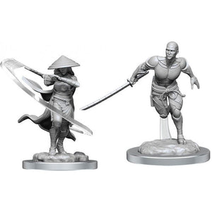 Magic the Gathering Unpainted Magic Miniatures: Kaito Shizuki & The Wanderer