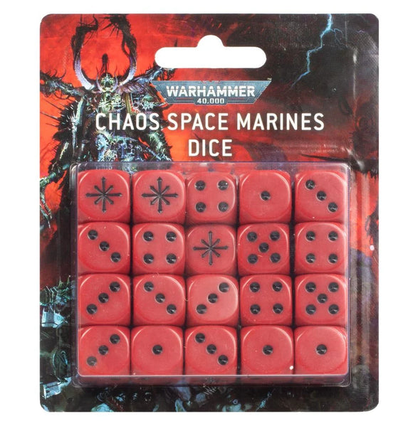 Warhammer 40,000: Chaos Space Marines Dice Set