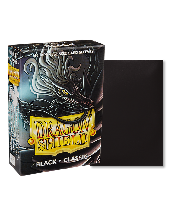 Dragon Shield Classic: Japanese Size - Black 60pk