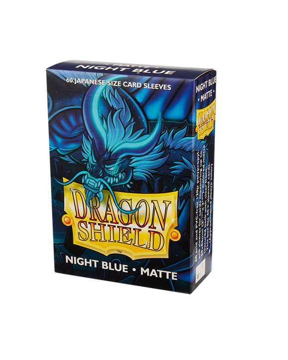 Dragon Shield: Matte Japanese Size Night Blue 60pk