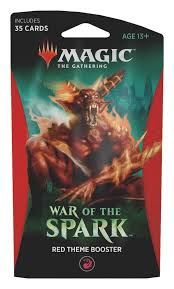 Magic the Gathering Red Theme Booster War of the Spark