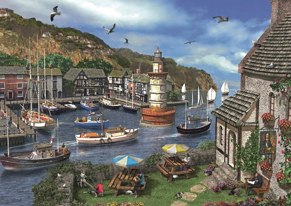 Summertime Harbour Jigsaw Puzzle