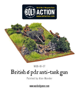 Bolt Action British Army 6 Pounder AT Gun