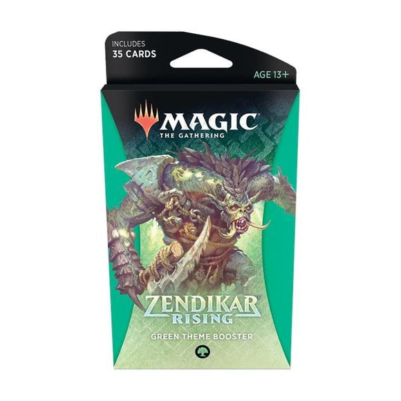 Magic the Gathering Zendikar Rising Theme Booster: Green